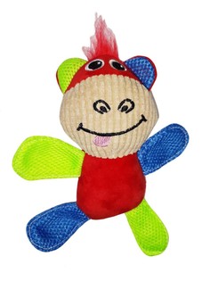 Игрушка для животных "Звери с пищалкой" (Цвет: Красный ) No Brand