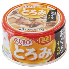 Влажный корм для кошек Inaba Ciao Toromi курица, тунец магуро, бульон, 6шт по 80 г