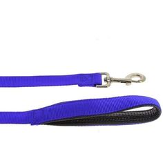 Поводок для собак Каскад с мягкой ручкой нейлон синий , 120 x 2 см, Синий