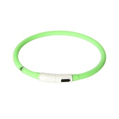 Ошейник для собак Foxie Night-light светодиодный, зеленый, 55 см