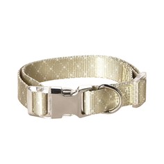 Ошейник для собак Foxie Beige, бежевый, M, 1,9х35-50 см