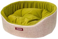 Лежак для собак и кошек Xody Премиум Olive №2 флок 49x38x16 см