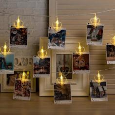 Гирлянда «Нить» 4.5 м «Прищепки-сердце», IP20, прозр. нить, 20 LED, свечение т/бел, 220В Luazon Lighting