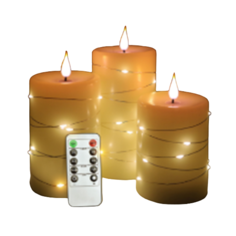 Светодиодные свечи Homium LED Elementary Candle С2, набор 3шт