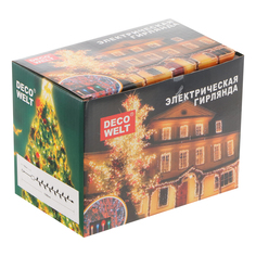 Гирлянда Deco welt клип-лайт теплый белый свет 12 м 120 LED