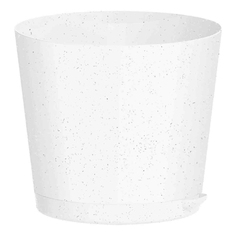 Цветочный горшок Idiland Oregano 0,5 л белый 1 шт.
