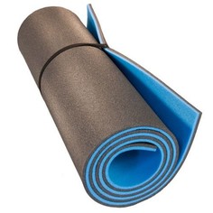 Коврик туристический Двухслойный голубой/антрацит 180 x 60 x 1,2 см No Brand