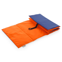 Коврик для фитнеса INDIGO SM-043 orange/blue 150 см, 10 мм