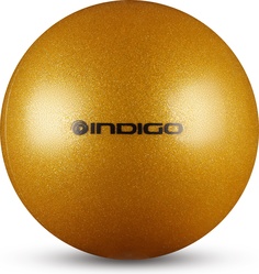 Мяч INDIGO IN119 gold, 15 см