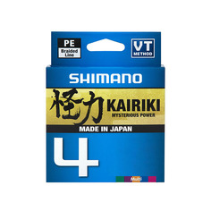 Шнур плетеный SHIMANO Kairiki 4 150m 0.28mm 26.0kg Multi C