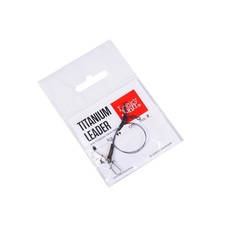 Поводки титановые LJ AFW TITANIUM оснащенные вертлюгом и застежкой 09кг 25см 2шт No Brand