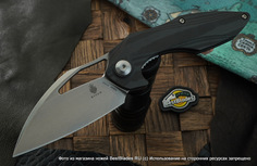 Брутальный складной нож Kizer Knives Minitherium сталь S35VN, карбон