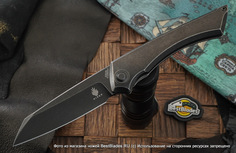 Складной нож Kizer Knives M_Stealth сталь S35VN, титан