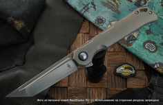 Складной нож Kizer Knives Begleiter сталь S35VN, танто, титан