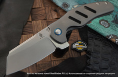 Брутальный складной нож Kizer Knives C01C сталь S35VN, титан