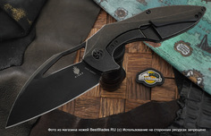 Леворукий складной нож Kizer Knives Megatherium, сталь S35VN, титан