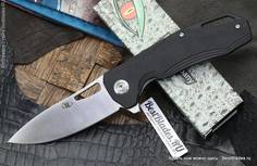 Складной нож Reptilian Скутум-05, D2, черная G10