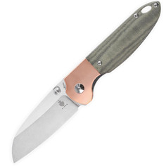 Складной нож Kizer Knives Deviant сталь M390, медь/микарта