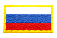 Патч TeamZlo "Флаг Триколор яркий 4,5*8" (TZ0100)