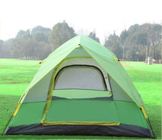 Палатка CoolWalk 5230, кемпинговая, 4 места, зеленый
