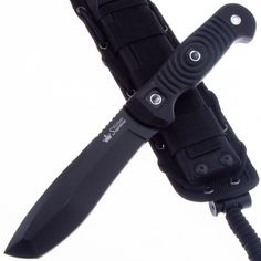 Аутдорный нож Kizlyar Supreme Vendetta, рукоять G-10, сталь Aus-8, black titanium