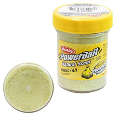 Паста форелевая Berkley PowerBait NATURAL SCENT Glitter 50gr чеснок, блеск