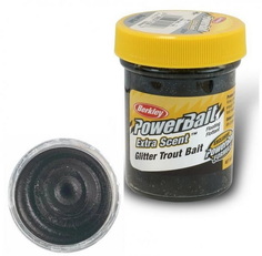 Паста форелевая Berkley PowerBait Select Glitter Trout Bait Black Pearl 50gr