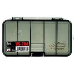 Коробка Meiho VS-704 LURE CASE M GRY 5 отделений с разделителями размеры: 161?91?31mm