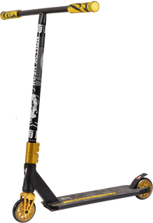 Самокат трюковой Space gold 100 мм нагрузка 100 кг RUSH ACTION