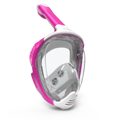 Маска детская для снорклинга Wave, размер S (до 10 см) с креплением д/экшн-камеры, розовая
