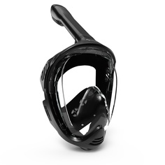 Маска детская для снорклинга Wave, размер S (до 10 см) с креплением д/экшн-камеры, черная