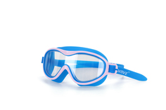 Очки-полумаска для плавания Wave детские синие AF, от UVA, UVB, силикон M-1416