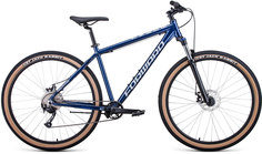 Велосипед FORWARD BURAN 2.0 disс 9ск. 29 2021 19 синий/серебр.