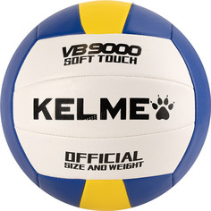 Мяч волейбольный размер 5 синтетическая кожа KELME синий, белый, желтый