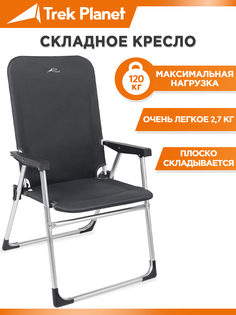 Кресло складное TREK PLANET Slacker XL Alu Opal, кемпинговое 70651