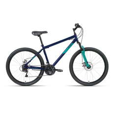 Велосипед Altair MTB HT 26 2.0 D Темно-синий/Бирюзовый 2022 г 19" RBK22AL26114
