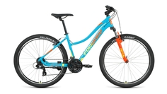 Велосипед Forward Jade 27,5 1.0 2022 16.5" бирюзовый/желтый
