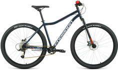 Велосипед горный FORWARD Sporting X 9ск. 29" 2021 19", тмн.синий/красный