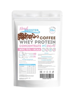 Концентрат Mood Booster Whey Protein Concentrate WPC 70% + BCAA Coffee 1000g