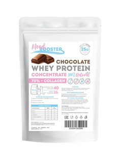 Концентрат Mood Booster Whey Protein Concentrate WPC 70% + Collagen Chocolate 1000g