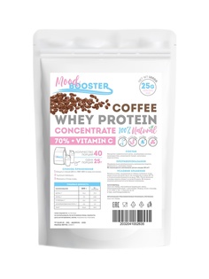 Концентрат Mood Booster Whey Protein Concentrate WPC 70% + Vitamin C Coffee 1000g