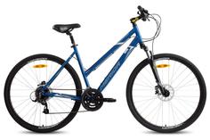 Велосипед Merida Crossway 10 Lady 2022 L синий/бело-серый