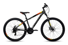 Велосипед горный Aspect Ideal 26" рама 16" серо-оранжевый