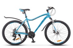 Велосипед женский горный Stels Miss-6000 MD V010 рама 17" голубой