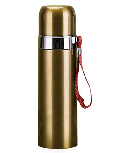 Термос URM D01931 400 мл походный из нержавеющей стали, золотистый