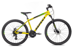 Велосипед горный Aspect 26" Nickel зеленый желтый