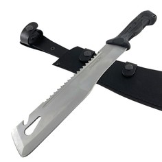 Мачете туристический нож выживания паранг Легионер Лесник М РР, пила, 65Х13, клинок 31 см