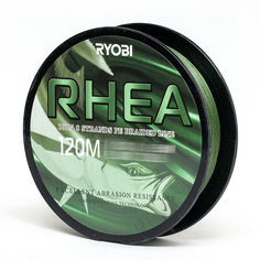 Плетеный шнур Ryobi RHEA темно-зеленый, 120 м, 0.105 мм, 5.6 кг