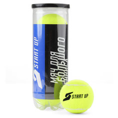 Мяч для большого тенниса Start Up ECE 040, туба 3 шт.