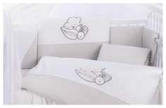 Комплект детского постельного белья Lepre Fantasia 6 предметов 125х65 см цвет 38 крем